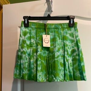 Raga Green Tie-Dye Women's Skirt